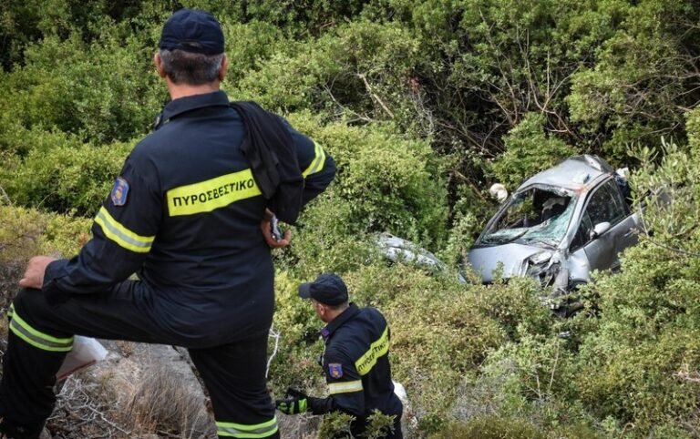 Ευρυτανία: Νεκρός 40χρονος μετά από πτώση αυτοκινήτου σε γκρεμό