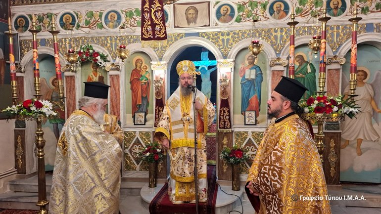 Αρχιερατική Θεία Λειτουργία στην Σκουτερά Αιτωλοακαρνανίας