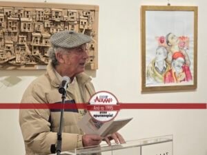 Η συγκίνηση του Νικήτα Φιλιππόπουλου στην παρουσίαση της συλλογής του