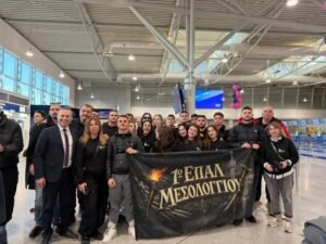 Έκπληξη για τον Σωτήρη Μπούρο από τους μαθητές του 1ου ΕΠΑΛ Μεσολογγίου