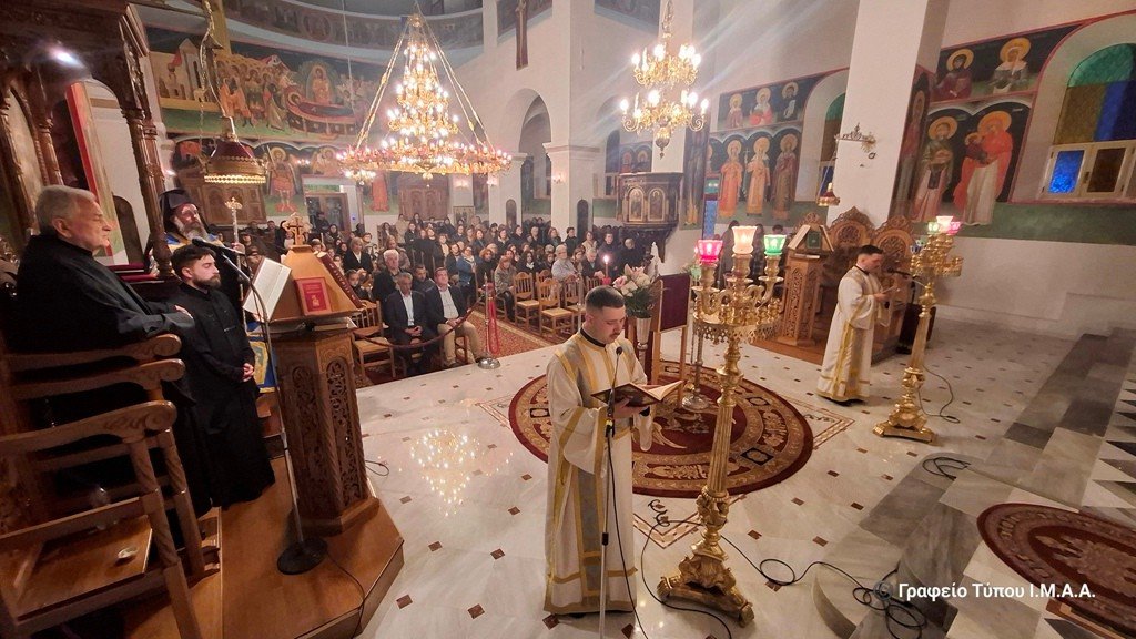 Η Γ’ Στάση των Χαιρετισμών της Θεοτόκου στην Ι. Μ. Αιτωλοακαρνανίας